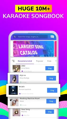 Smule：唱歌並錄製卡拉 OK應用截圖第3張