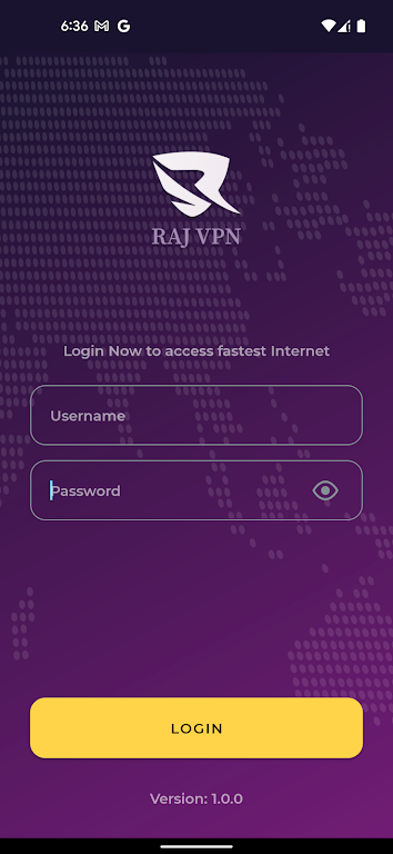 Raj VPN スクリーンショット 1