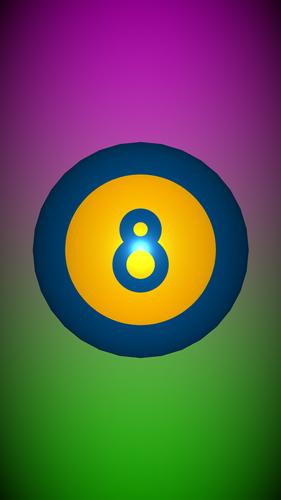 Magic 8 Ball Live Wallpaper 3D Скриншот 2