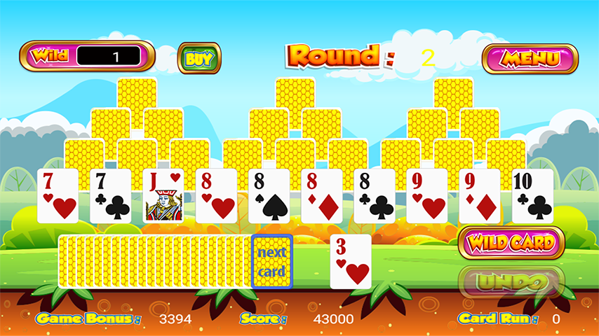 Tri Towers Tri Peaks Solitaire應用截圖第2張