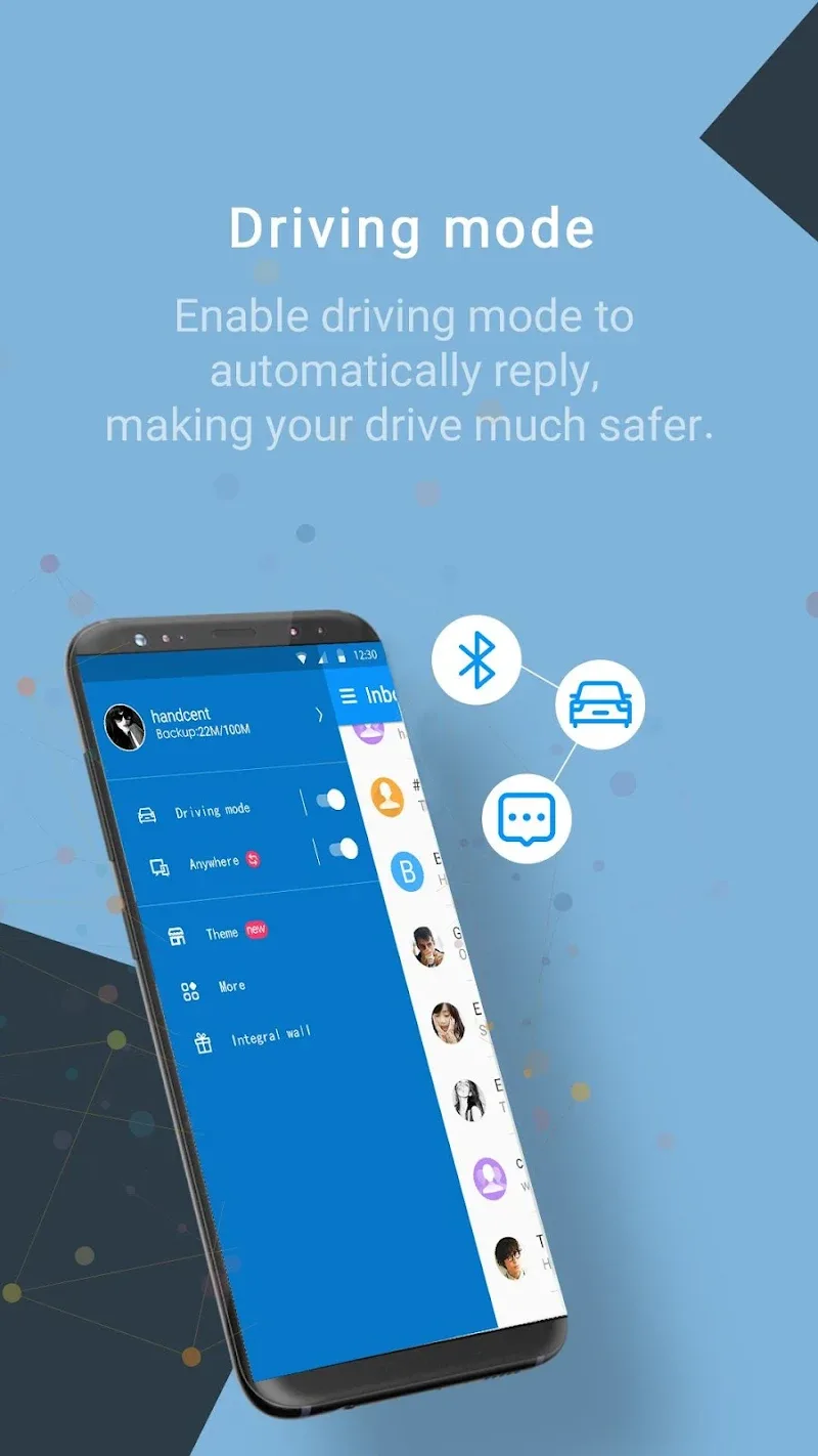 Handcent Next SMS messenger Capture d’écran 1