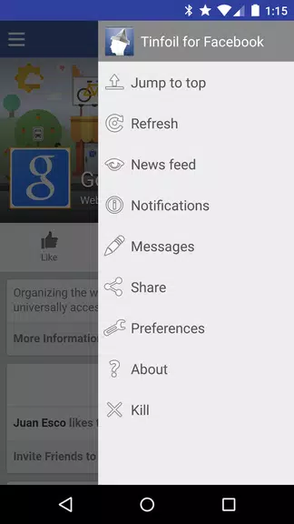 Tinfoil for Facebook應用截圖第2張
