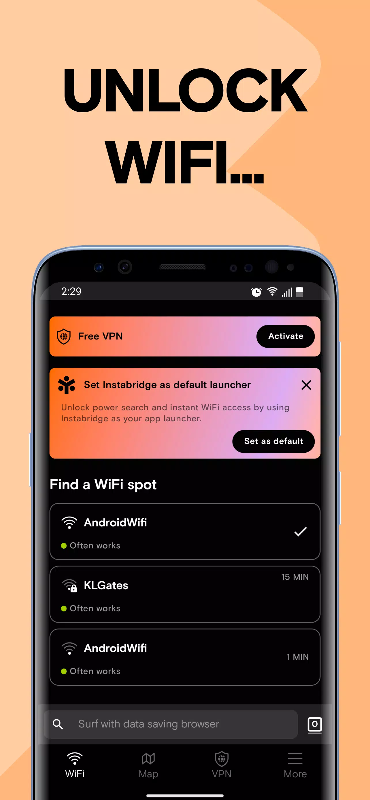 Instabridge: WiFi Map應用截圖第3張