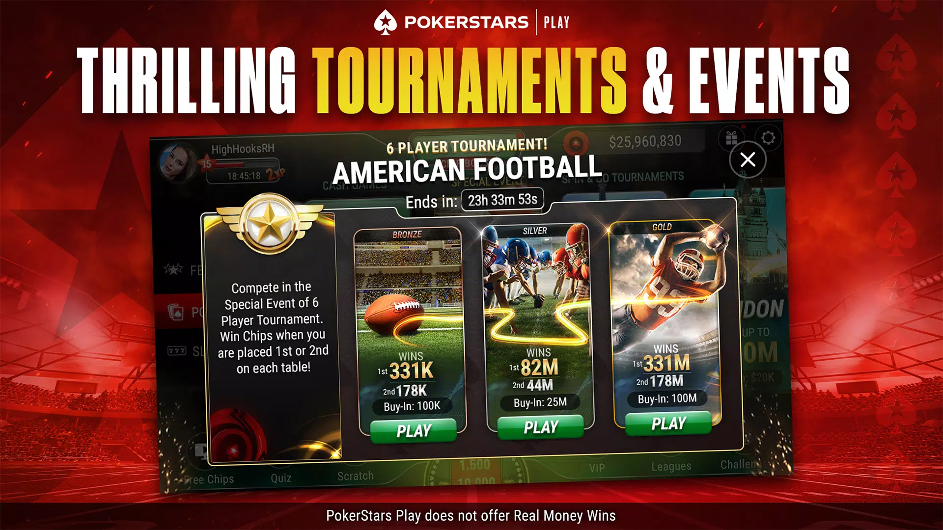 PokerStars Play 스크린샷 3