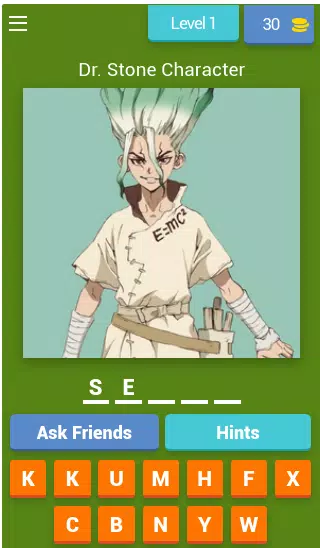 Dr Stone Quiz应用截图第1张
