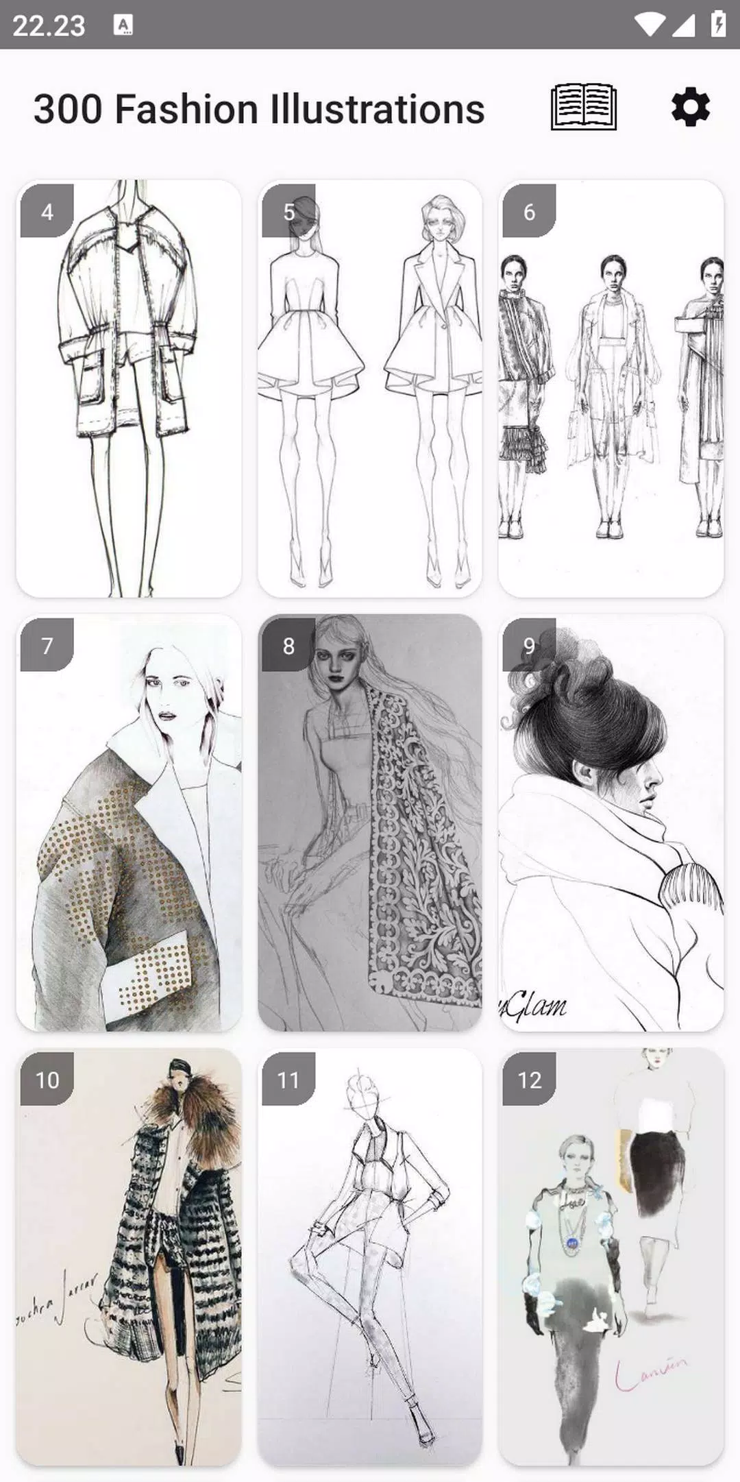 300 Fashion Illustrations Captura de tela 1
