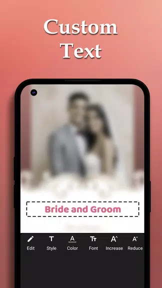 Custom Wedding Cards Maker应用截图第2张