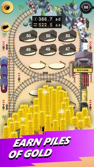 Train Merger Idle Train Tycoon应用截图第2张