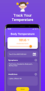 Body Temperature App Captura de tela 1