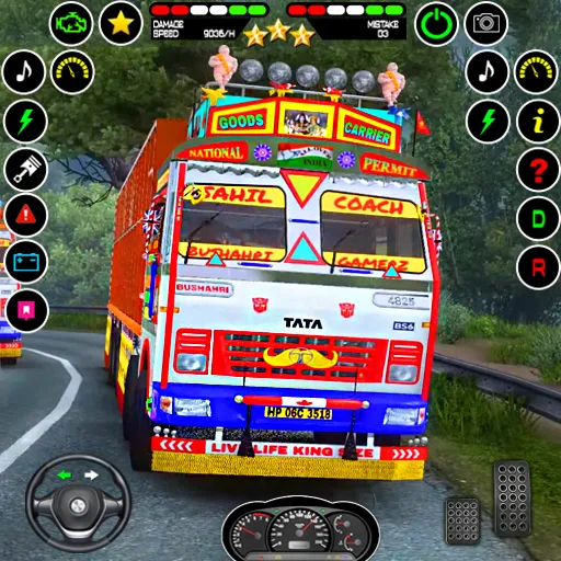 Indian Lorry Truck Game Sim 3D Captura de tela 1