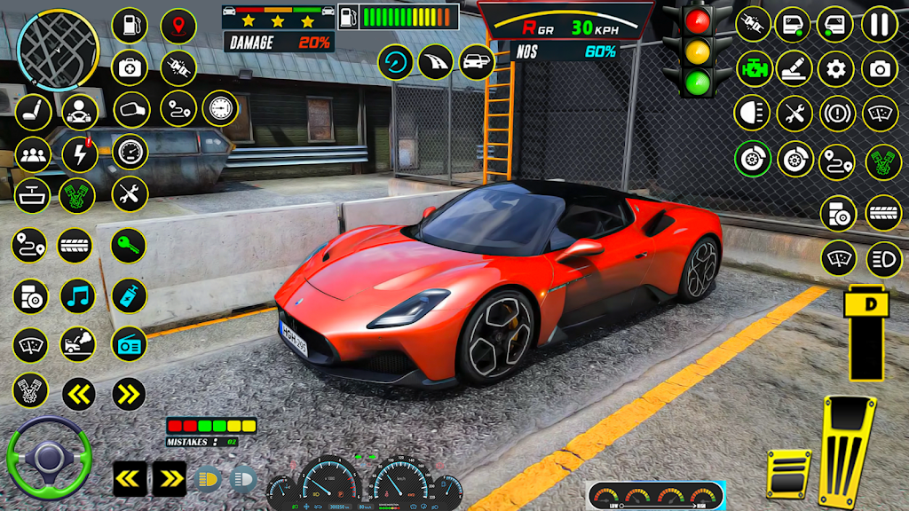 City Car Driving Game 3D 2024 स्क्रीनशॉट 2