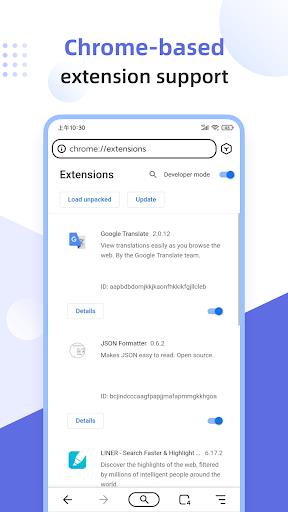 Lemur Browser - extensions Captura de pantalla 3