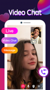 HiChat - Live Video Chat Captura de tela 3