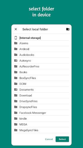 Autosync - File Sync & Backup Captura de tela 2