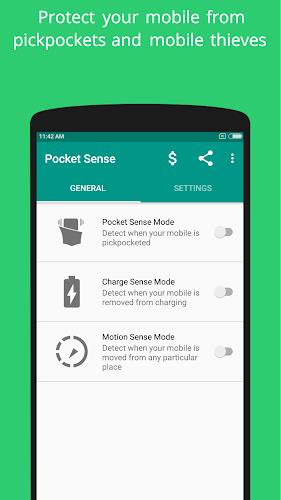 Pocket Sense - Theft Alarm App应用截图第1张