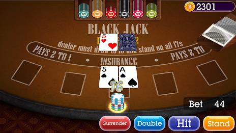 Casino Blackjack स्क्रीनशॉट 1