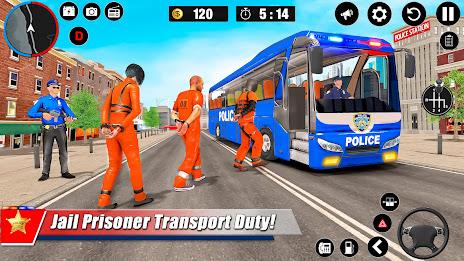 Police Bus Simulator Bus Games Capture d'écran 2