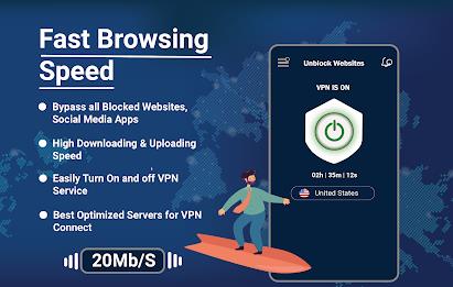 Secure VPN Proxy Server Site Capture d'écran 2