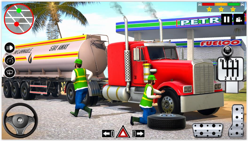 Oil Tanker Truck Driving Captura de tela 2