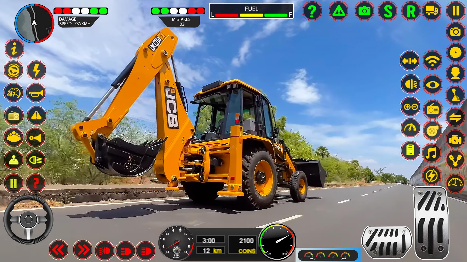 JCB Construction Excavator Sim स्क्रीनशॉट 3