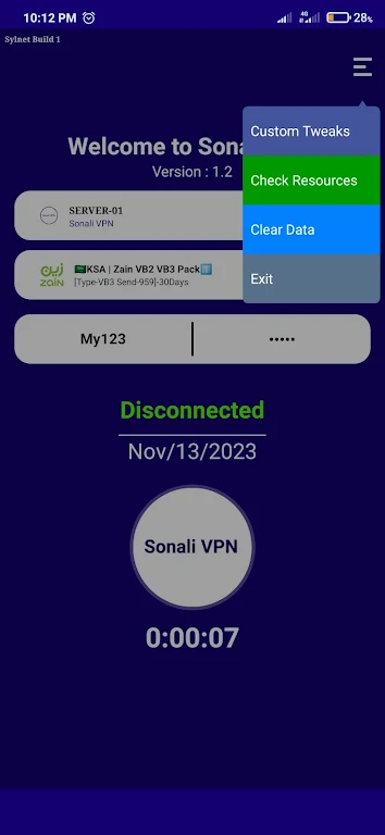 Sonali VPN Super fast Captura de tela 2