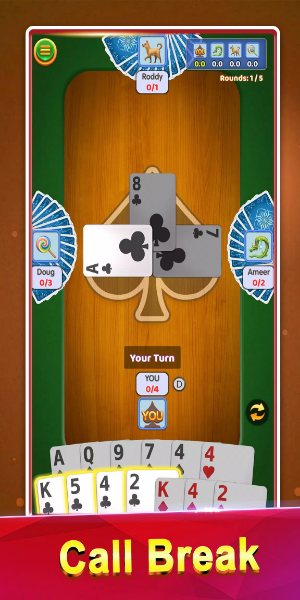 Callbreak - Offline Game Hub スクリーンショット 2