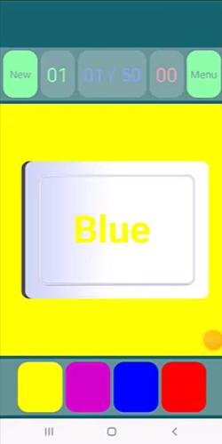 Stroop Effect Test Screenshot 3