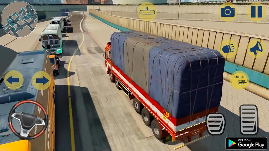 Indian Truck Cargo Truck Games Скриншот 4