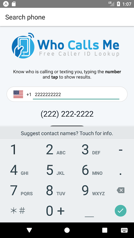 WhoCallsMe Screenshot 2