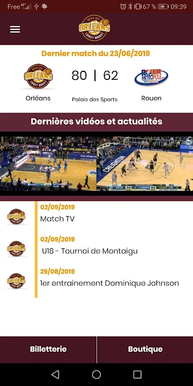 Orléans Loiret Basket - OLB Capture d’écran 2