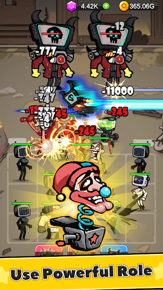 Battle Warriors: Strategy Game Mod स्क्रीनशॉट 2