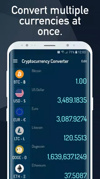 Cryptocurrency Rate Converter應用截圖第3張