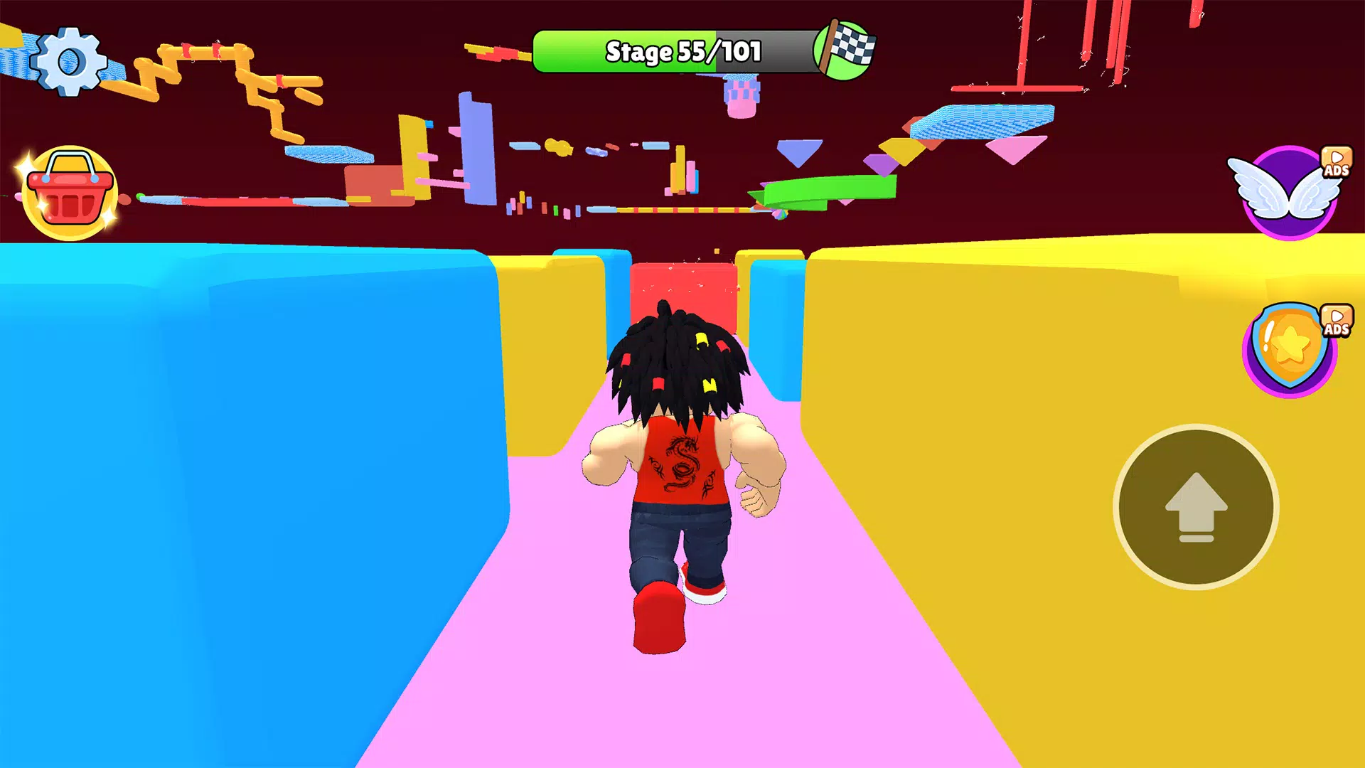 Parkour Adventure Jump Up Game Screenshot 2