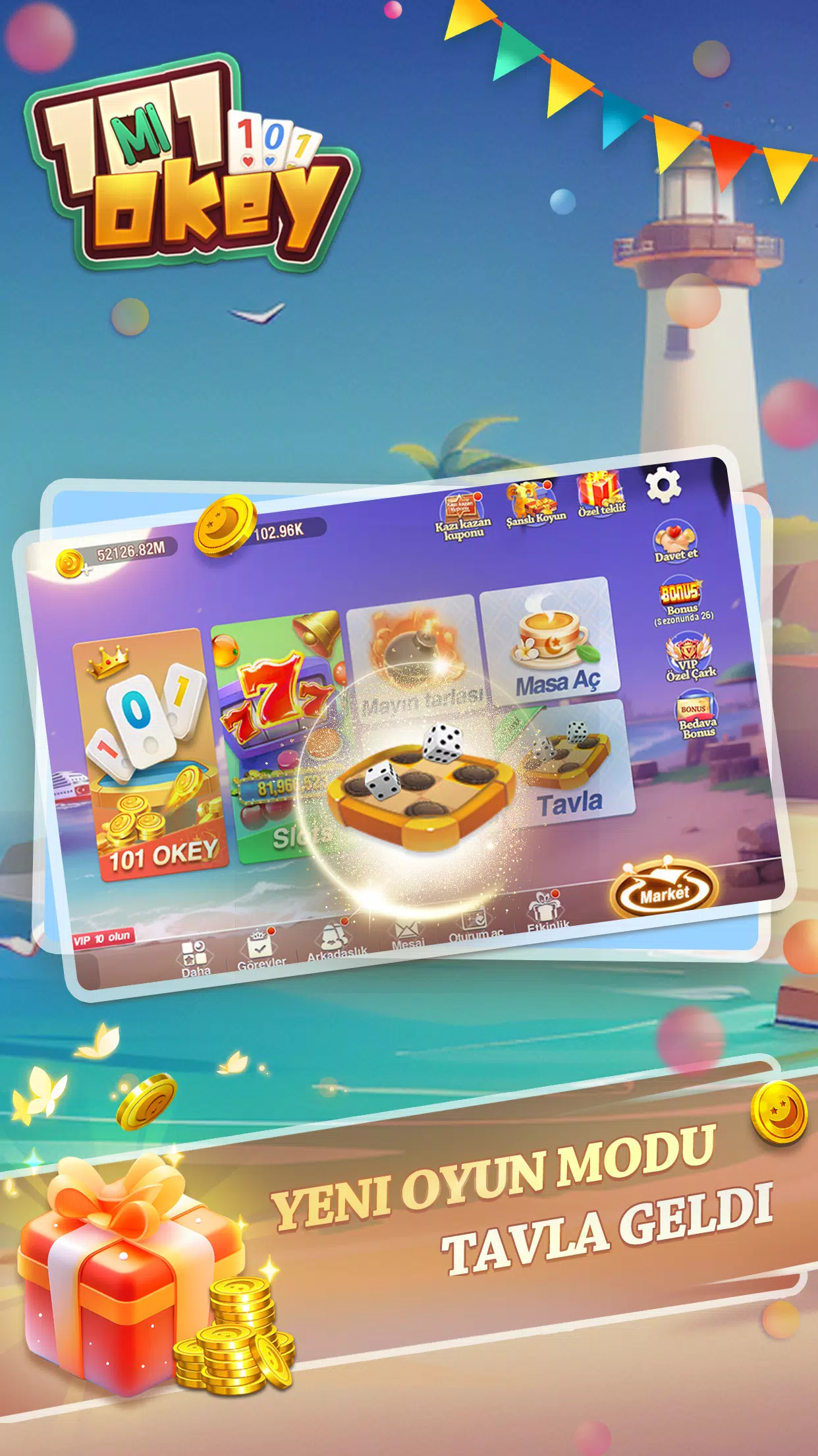 101 Okey Mi&Tavla應用截圖第2張