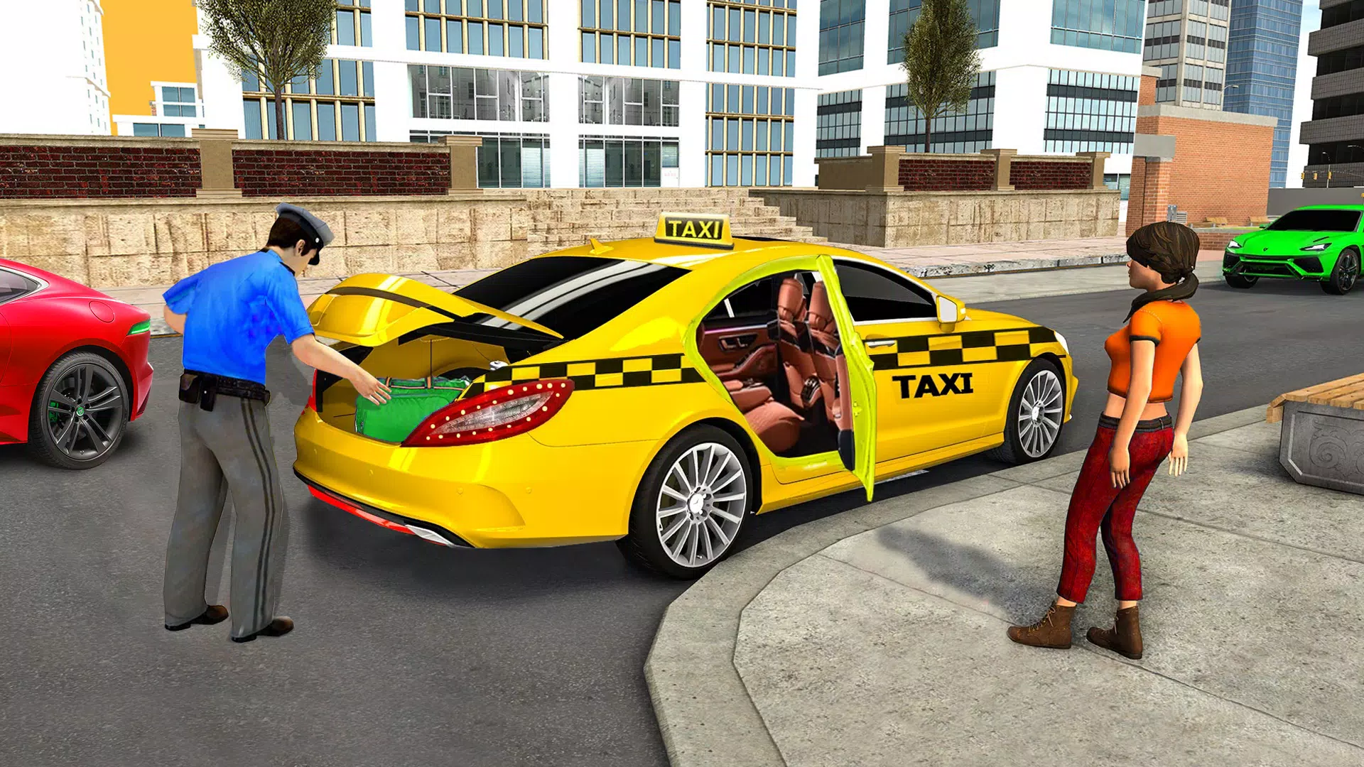 City Taxi Games-Taxi Car Games Captura de tela 2