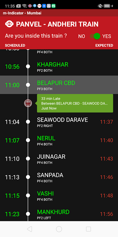 m-Indicator: Mumbai Local应用截图第2张