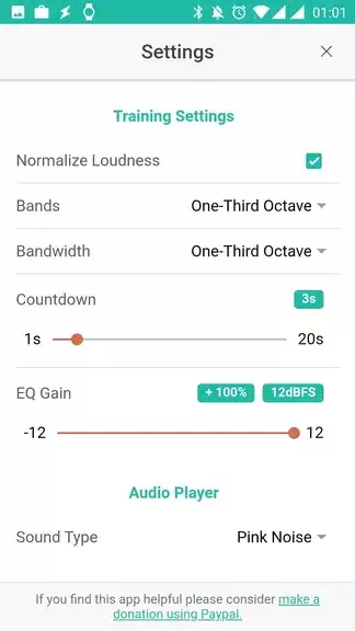 Audio Training EQ and Feedback 스크린샷 2