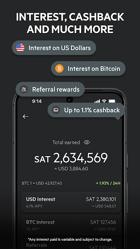 Xapo Bank應用截圖第2張
