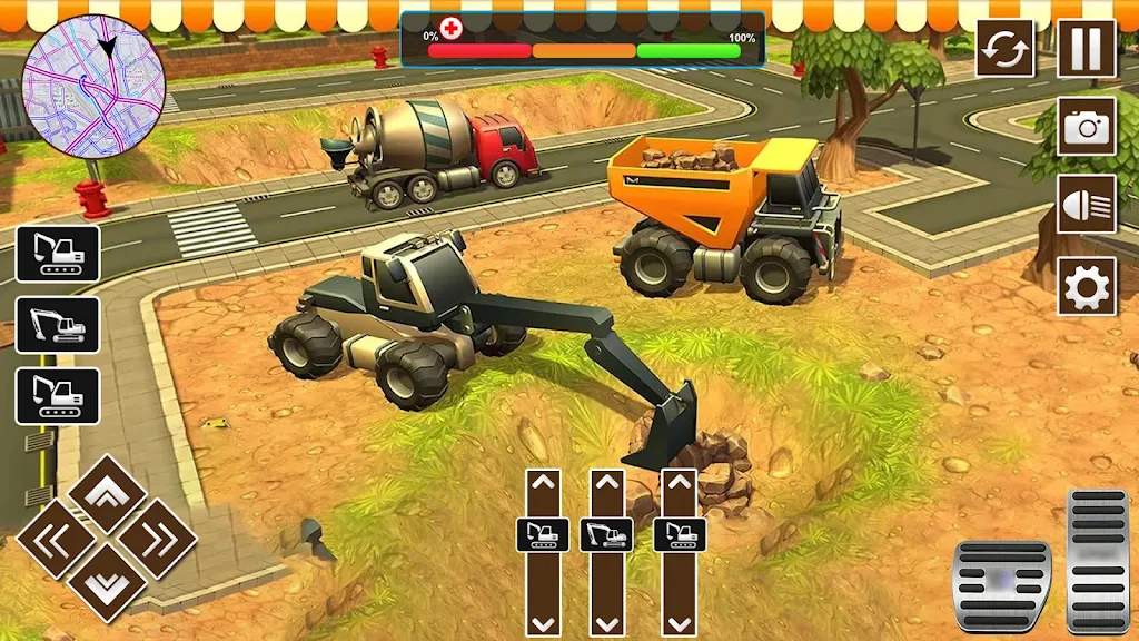 Construction Excavator Sim 3D Screenshot 2