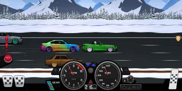 Pixel Car Racer Capture d'écran 2