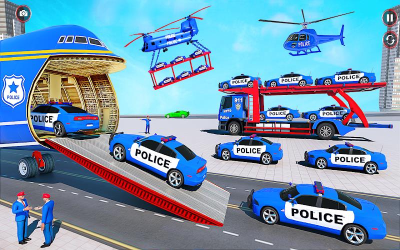 Grand Vehicle Police Transport Captura de pantalla 3