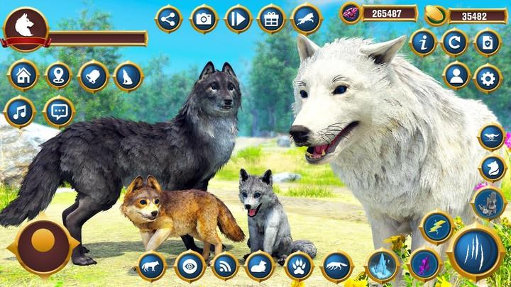 Arctic Craft Wolf Family Sim 스크린샷 3