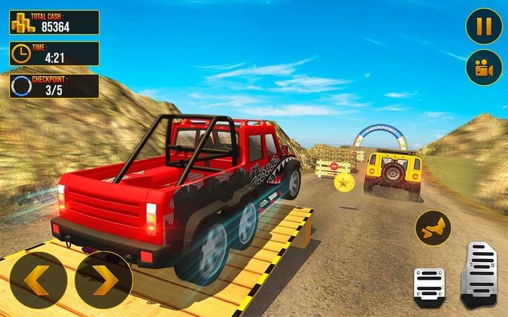 Uphill Jeep Driving Simulator Скриншот 2