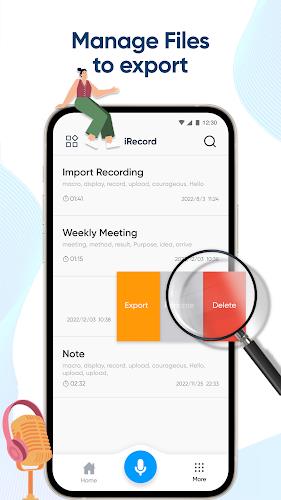 iRecord: Transcribe Voice Note Captura de pantalla 4