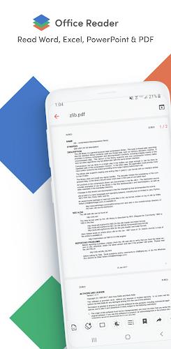 Office Reader - PDF,Word,Excel 스크린샷 1