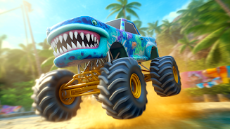 Crazy Monster Truck Stunts Captura de pantalla 2