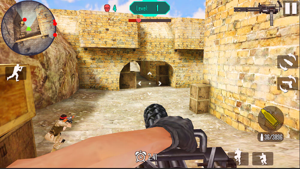 Gun Shoot War: Dead Ops Mod Capture d'écran 1