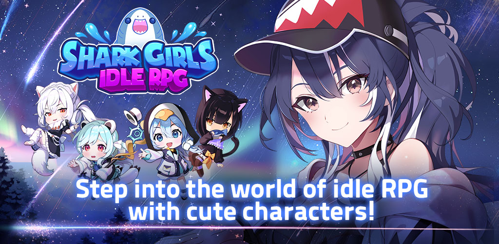 SHARK GIRLS : IDLE RPG Mod Captura de pantalla 1