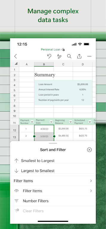 Microsoft Excel: Spreadsheets 스크린샷 3