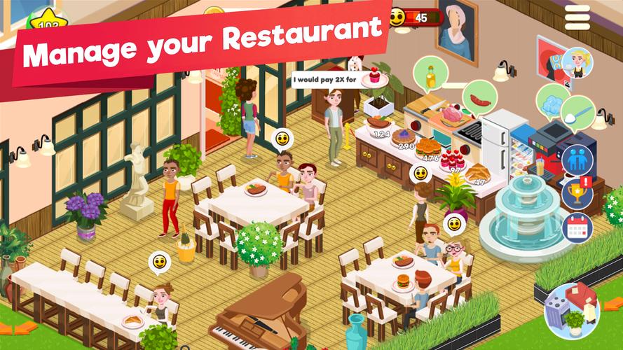 Restaurant Manager Idle Tycoon應用截圖第1張